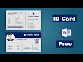 How to Create Vertical Employee ID Card in Microsoft Word