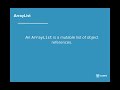 AP CS A 7.1 - ArrayLists (OUTDATED)