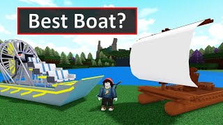 Swamp Boat / Raft - Build a Boat for Treasure