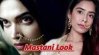 Recreate : Mastani Look In Bajirao Mastani Movie || Deepika Padukone As Mastani Makeup Look ||