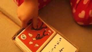 343_4歳5ヶ月子供 『カルタ暗記するまでになりました。』Japanese cards.4year old