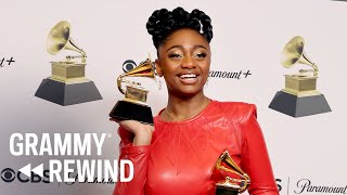 Watch Samara Joy's Tearful Best New Artist Acceptance Speech In 2023 | GRAMMY Rewind