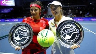 Sania Mirza-Martina Hingis Win St.Petersburg Ladies Trophy | 40 Matches Winning Streak