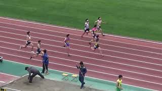 H31.4.27 第72回千葉県総体 陸上競技 第3支部予選 男子100ｍ 7組