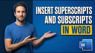 How To Insert Superscripts And Subscripts In Word (Easy Guide)