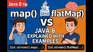 Java 8 map() vs flatMap() | Real Examples & Key Differences Explained Clearly!!