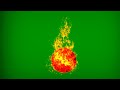 Green Screen Fire Ball VFX (4k HQ VFX) SUPERPOWER VFX #vfx #greenscreen