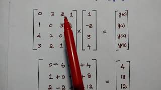 Circular Convolution - Matrix Multiplication Method - Problems solved