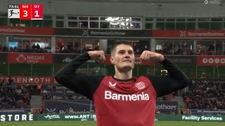 Patrik Schick Goals Hat trick, Bayer Leverkusen vs Freiburg FC (5-1), All Goals Results/Highlights..