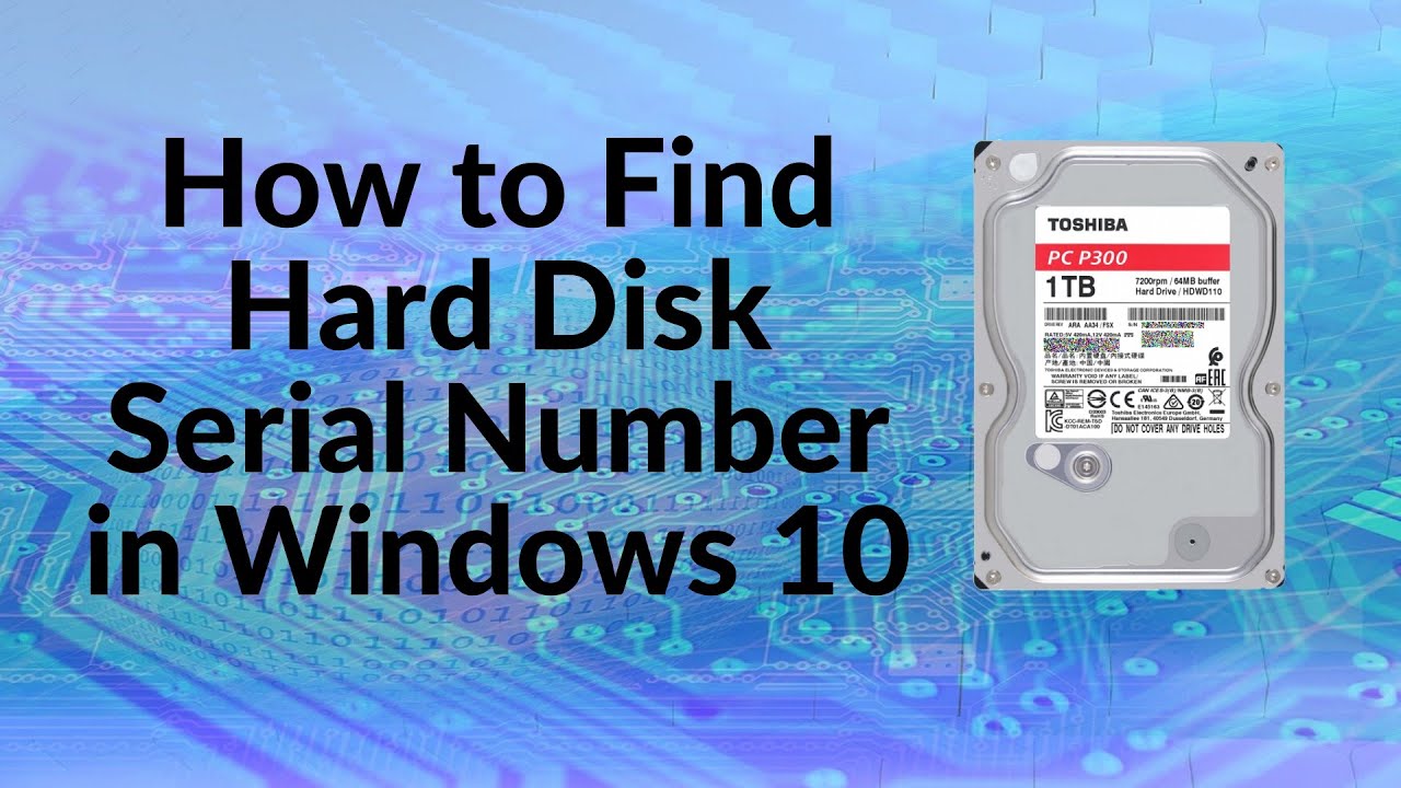 Hard Disk Serial Number Changer