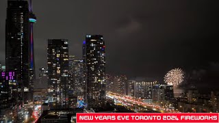 Toronto New Year's Eve 2024 Fireworks Spectacular - Amazing View Of The City