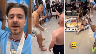 Man City Crazy Dressing Room Scene after Winning FA Cup 2023!!💙😂🙌
