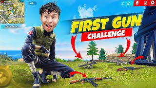 Only First Gun Challenge In Solo Vs Squad 😱 Tonde Gamer - Free Fire Max
