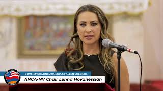 ANCA-NV Co-Chair Lenna Hovanessian Honors Armenian Fallen Soldiers at Las Vegas Vigil