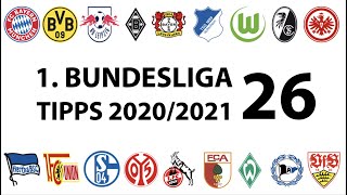 Bundesligatipps 1.Liga - 26.Spieltag - Saison 2020/2021
