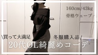 【冬服購入品】20代OLキレイめコーデ