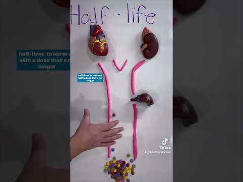 What is a short half life of a drug?