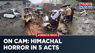 Landslides, Flash Floods: Five Moments Of Monster Monsoon Horror On Cam As Rains Ravage Himachal
