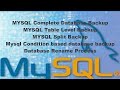 Mysql Database Backup and Restore | Mysql Database Backup and Restore using cmd| Mysql Tutorial