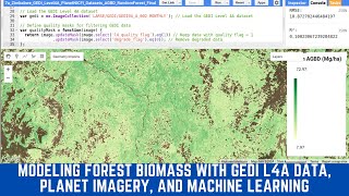 Modeling Forest Biomass with GEDI L4A Data, Planet Imagery, and Machine Learning