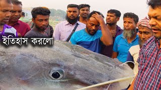 অনেক সস্তায় বিক্রি হচ্ছে পদ্মার বড় ছোট বিভিন্ন রকমের মাছ | today fishmarket in padma river