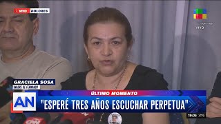 La palabra de los padres de Fernando Báez Sosa: "Esperé tres año para escuchar perpetua"