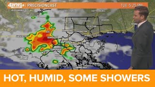 New Orleans Weather: Summer-like pattern; hot, humid with a few storms