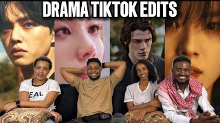 Our Reaction To DRAMA TIKTOK EDITS @k-popR3actions