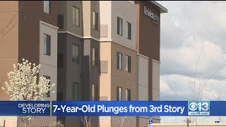 7-Year-Old Boy Falls From 3rd-Story Hotel Window