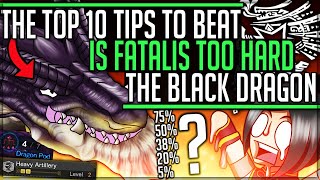 The Top 10 Tips \u0026 Tricks to Beat Fatalis - Is He Too Hard - Monster Hunter World Iceborne! #fatalis