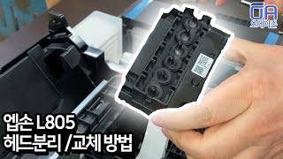 Epson L805 Head Separation and Replacement