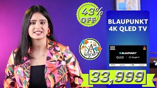 Blaupunkt 139 cm (55 inches) Quantam Dot Series 4K Ultra HD QLED Google TV 55QD7020 (Black)