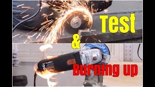 $10 Harbor Freight Drill Master grinder cutting test and review, plus letting the smoke out