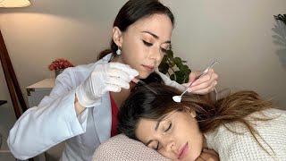 ASMR Scalp Check \u0026 Treatment - (Sensitivity Scalp Tests, Sharp or Dull) Real Person Exam  @MadPASMR