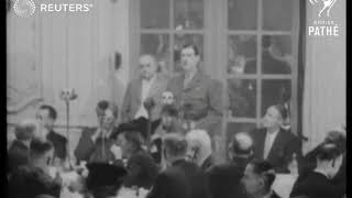 DEFENCE: World War II: General de Gaulle speech at World Press luncheon (1941)