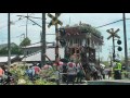 佐原 夏の大祭２０１４　2日目　荒久の山車が踏切を渡っています５　7月12日 00085