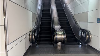 ［エスカレーター］西鉄薬院駅　東芝製　TOSHIBA  escalator  Fukuoka train station