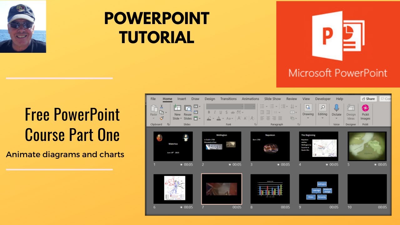 Free PowerPoint Course Part One. Free PowerPoint - YouTube