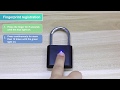 [Fingerprint Lock] 010 Fingerprint padlock operation video