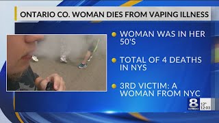 Ontario County woman dies from vaping-associated illness