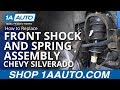 How to Replace Front Shock and Spring Assembly 14-17 Chevy Silverado