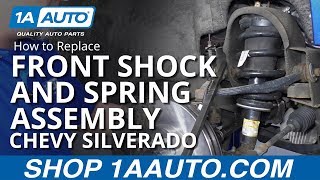 How to Replace Front Shock and Spring Assembly 14-17 Chevy Silverado