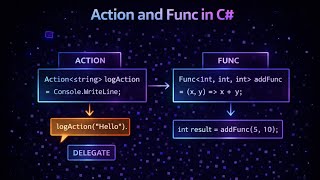 22 Action and Func (delegates) in C#