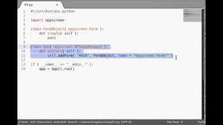 Python [npyscreen] 03 Beginning Applications