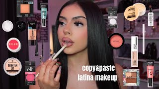 baddie on a budget | full face of drugstore makeup