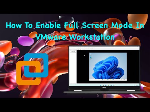 Как включить полноэкранный режим на VMware Workstation Windows 11