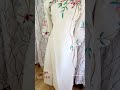 absolutely stunning khadi cotton offwhite gown with contrast embroidery available.