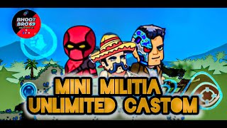 Mini Militia LIVE | Custom Rooms \u0026 Insane Battles | Join the Action Now