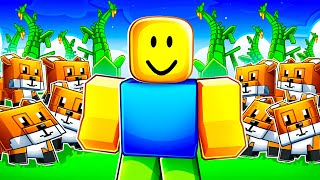 Using a FULL TEAM of FOXES in Grow A Garden to Get Insane $$$