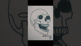 #art #draw #artchallenge #skull #череп #арт #рисунок #черепушка #skeleton #скелет